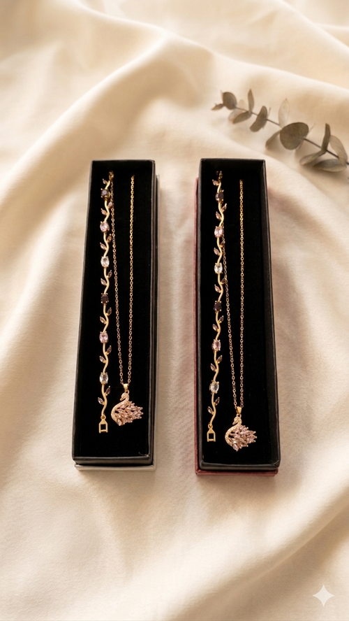 gourmette tulipe + chaine swan